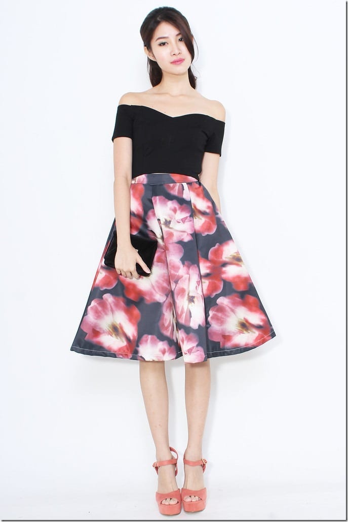 Fashionista NOW: Charming Patterned Midi Skirts For CNY 2015 ...