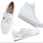 funky white shoes