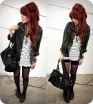 Fashionista NOW: Classic Black And White Stripes Fashion Trend