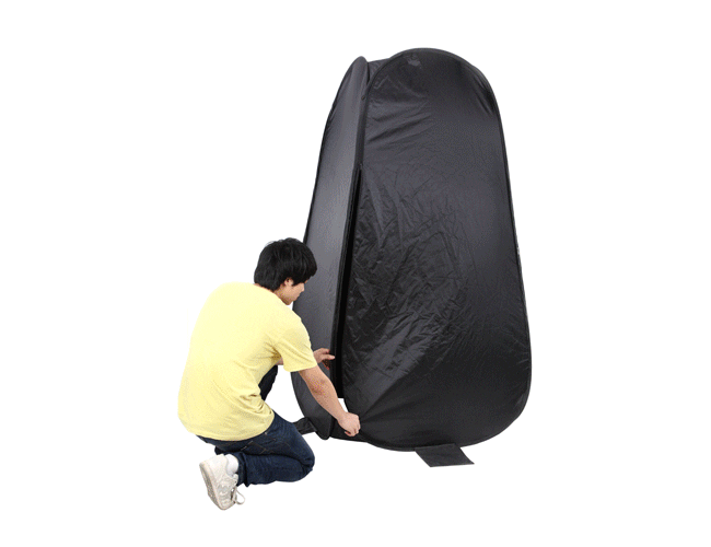 clothes folding method tent