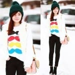 Fashionista NOW: The Fake Mustache Trend & Mustache Prints