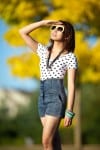 Fashionista NOW: Polka Dots In Black & White