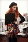 Fashionista NOW: Painting Print Skirt Fashion Inspiration