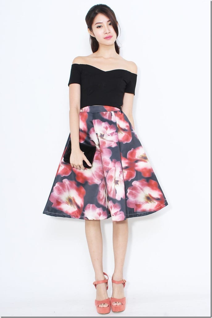 watercolor-red-midi-skirt