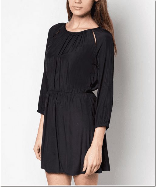 black-peasant-cutout-dress