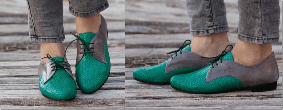 green-grey-leather-oxford-shoes