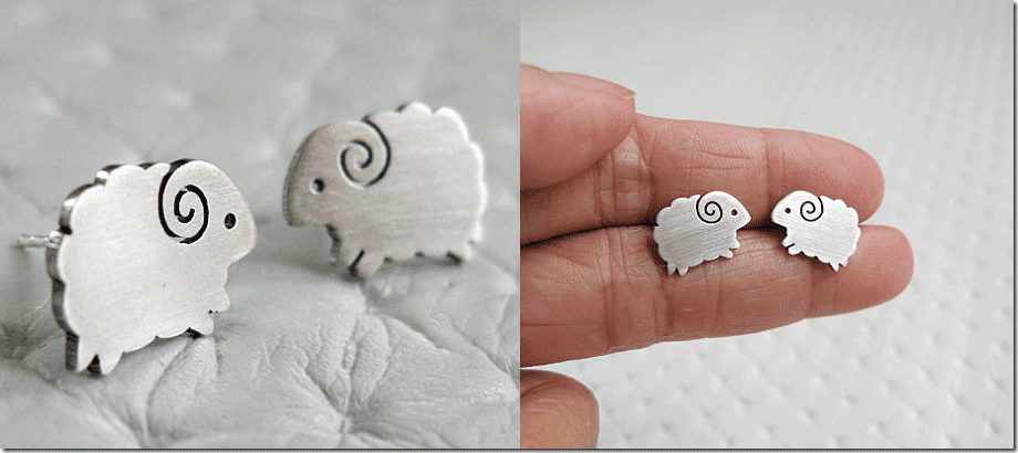 little-sheep-stud-earrings