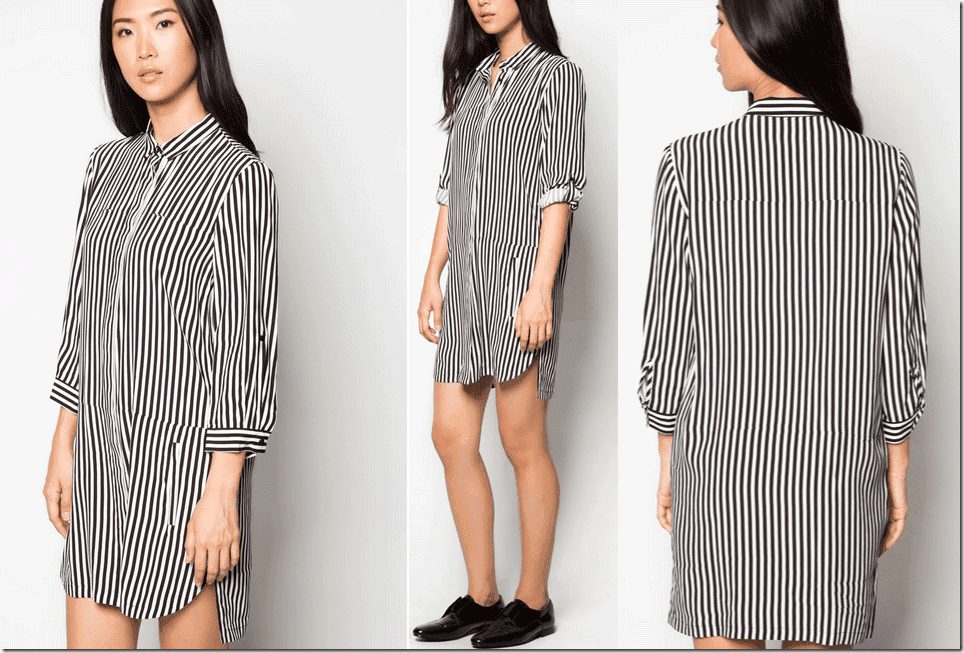 long-sleeve-striped-shirt-dress