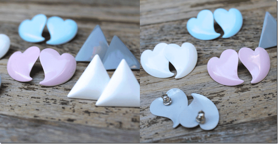 80s-vintage-heart-triangle-pastel-earrings