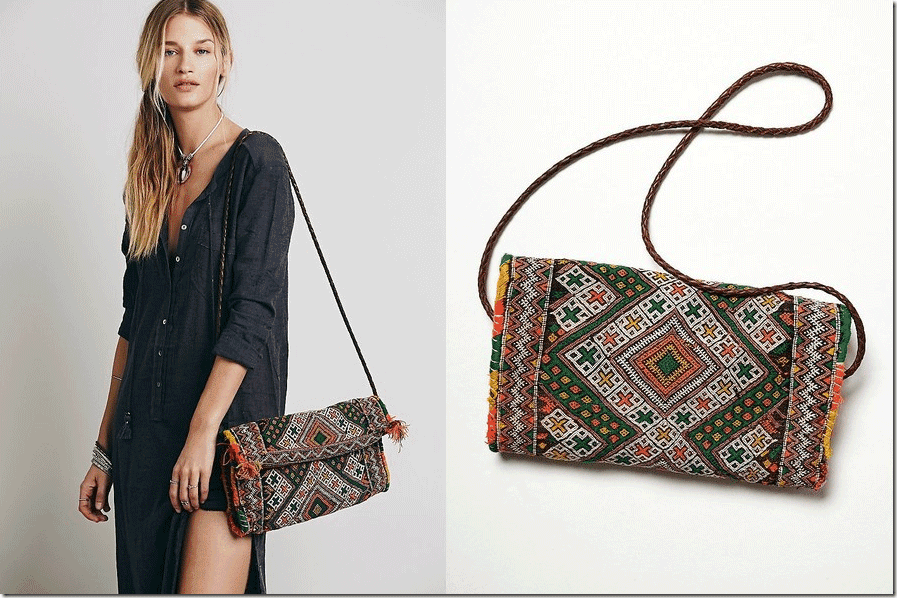 Wide Flat Braided Strap - Boho Bag Add-On – Vintage Boho Bags