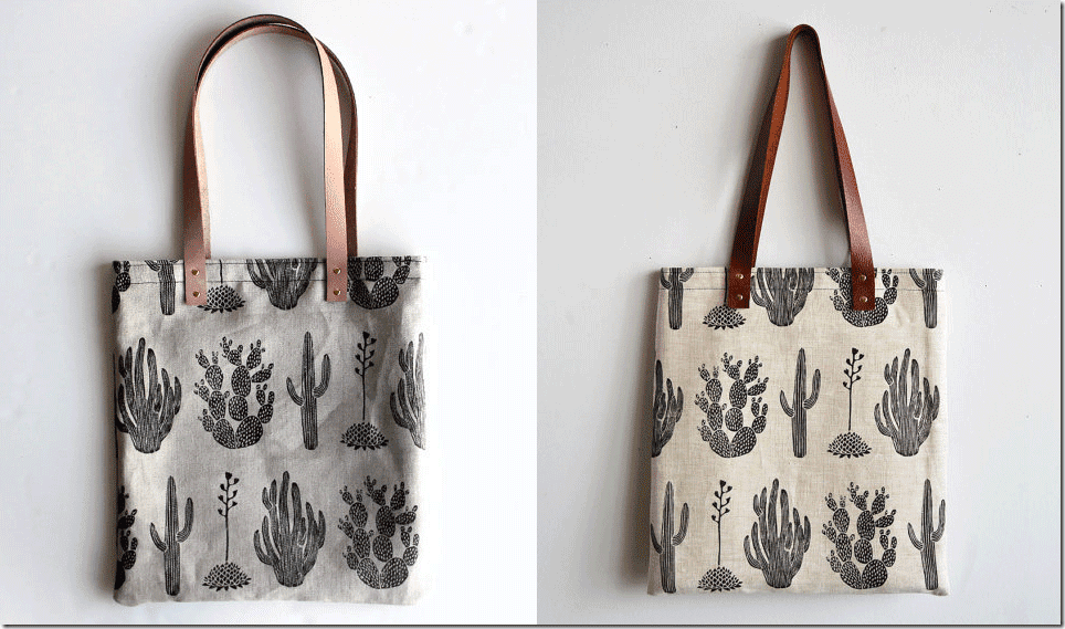 cactus-linen-tote-leather-straps