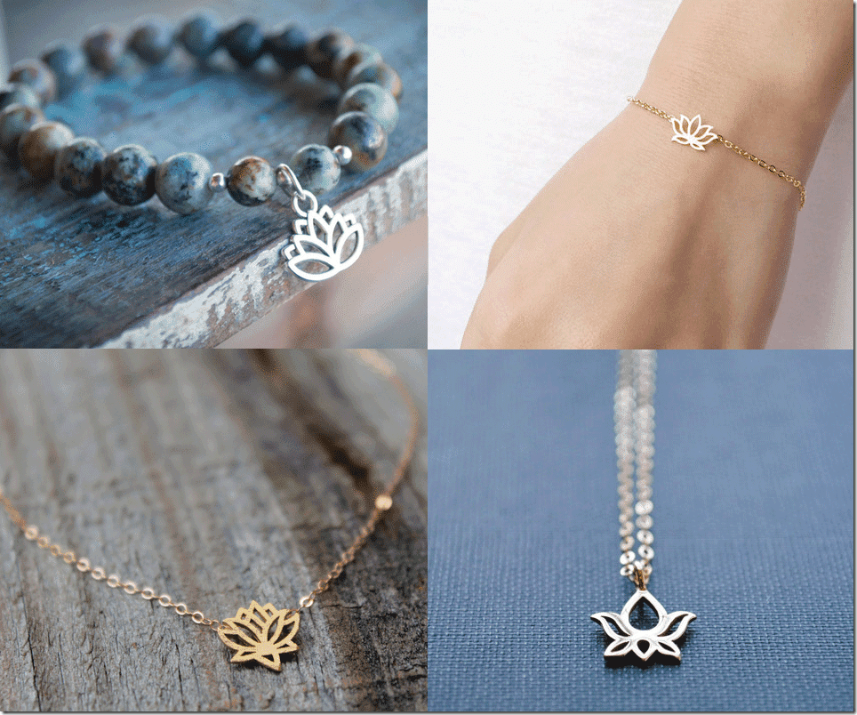 Sacred Lotus Blossom Jewelry Fashion Inspiration