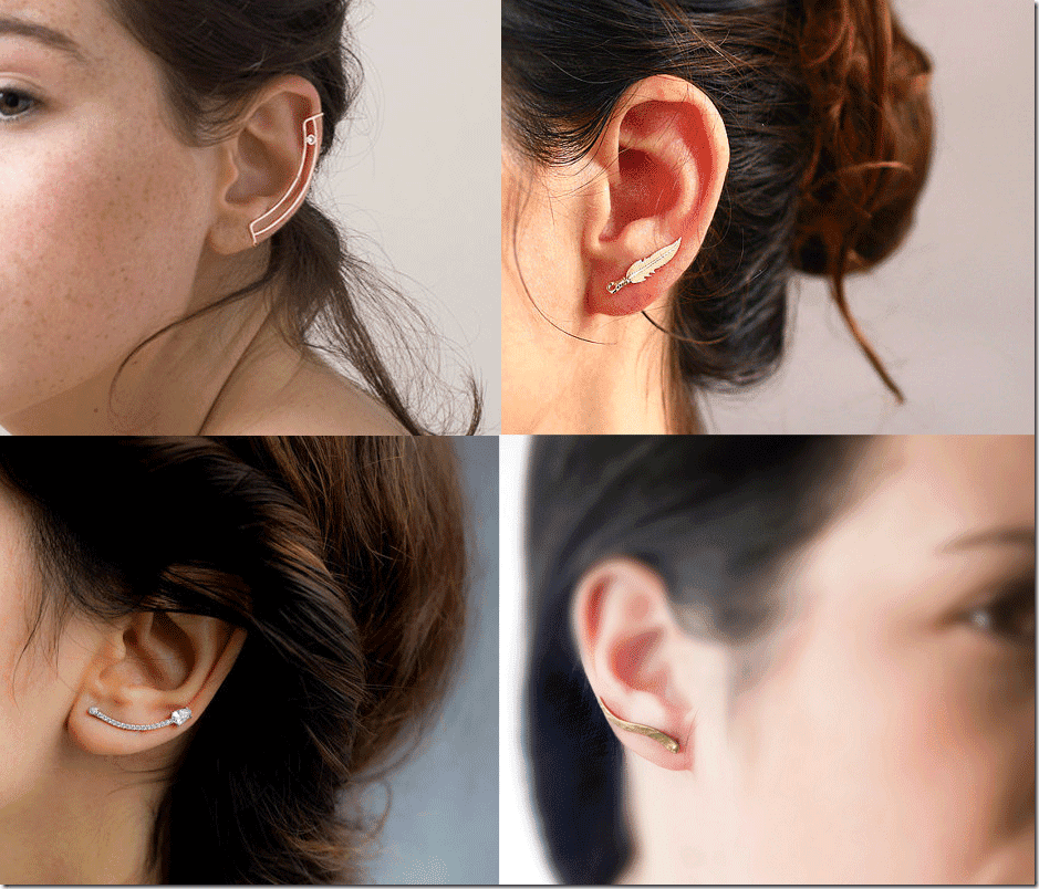 Minimalist Ear Cuff Pins Fashion Inspiration