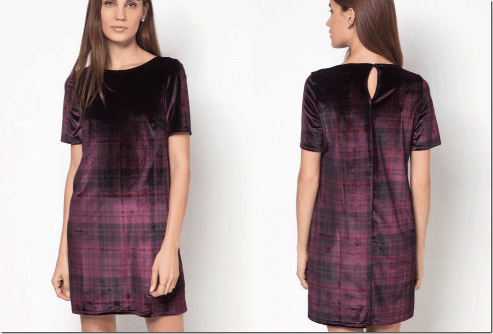 red-tartan-velvet-shift-dress