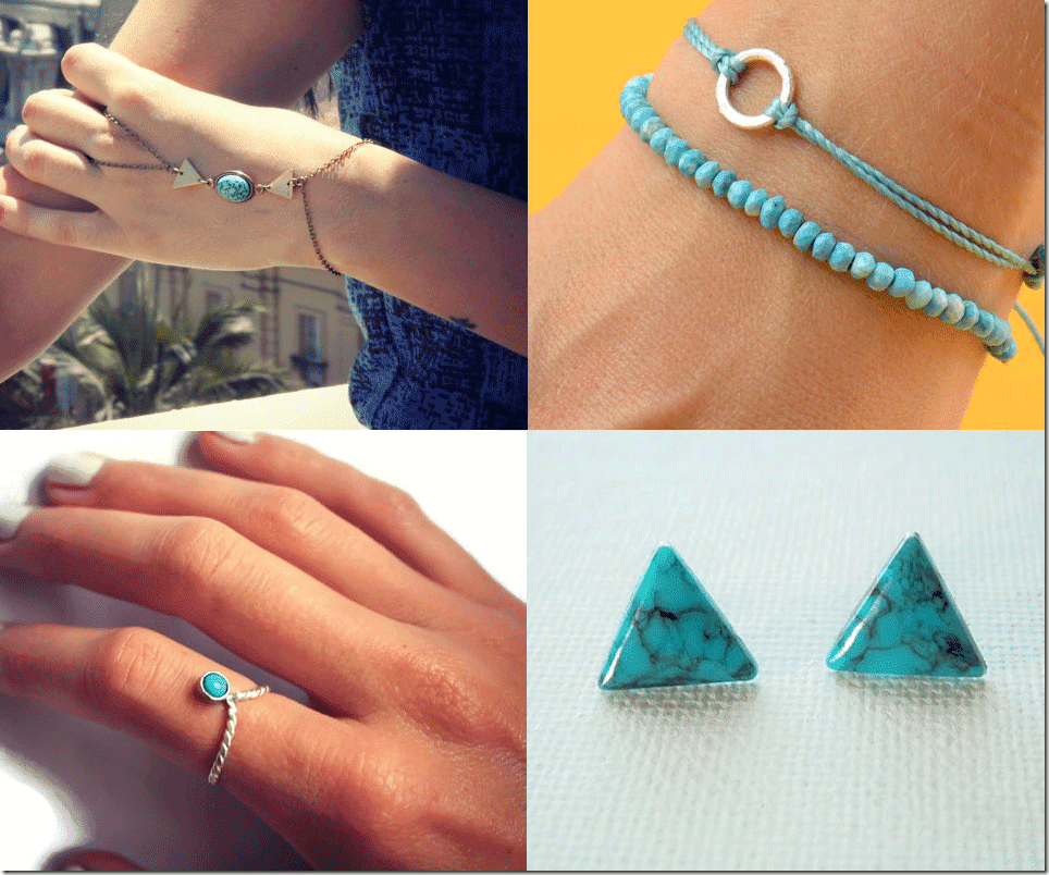 Turquoise Jewelry Trend Fashion Inspiration