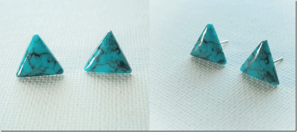 turquoise-triangle-stud-earrings