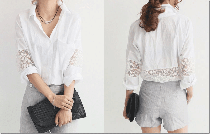 white-lace-insert-sleeve-shirt