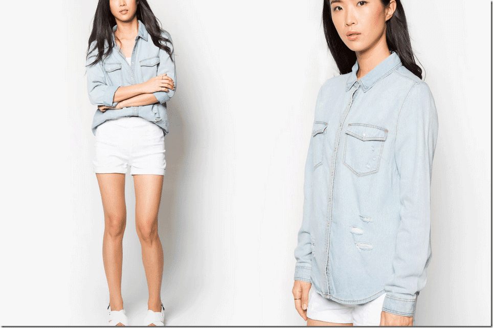 bleach-wash-denim-shirt