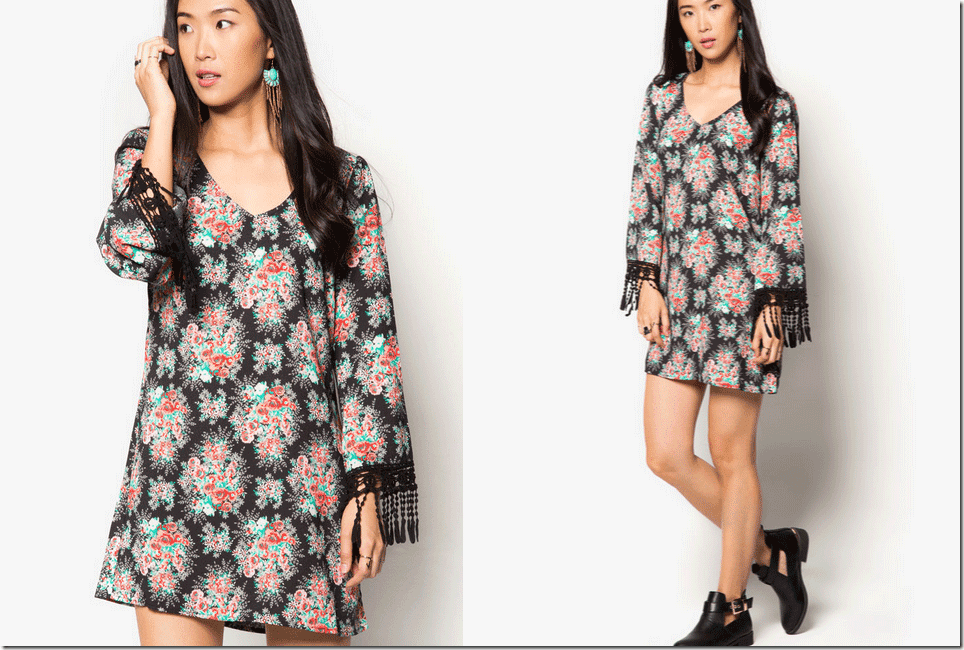 floral-shift-dress-crochet-fringe