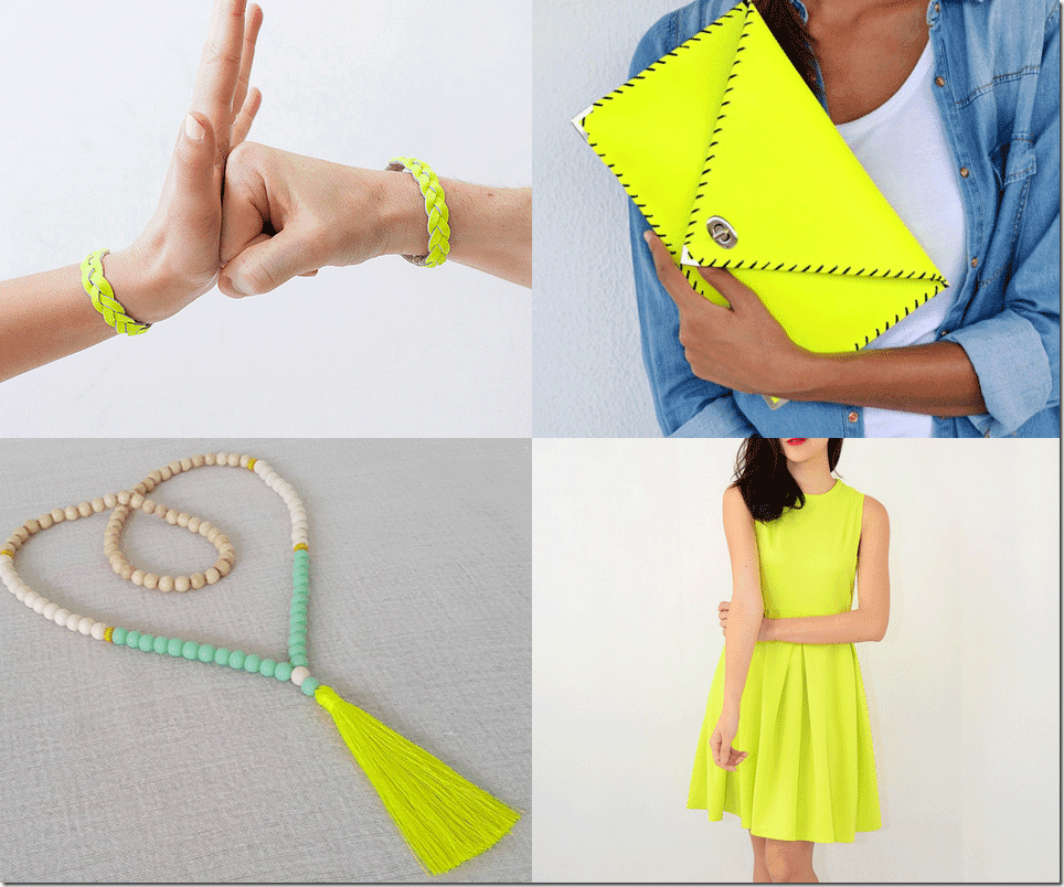 Fluorescent Yellow Fashion Inspiration