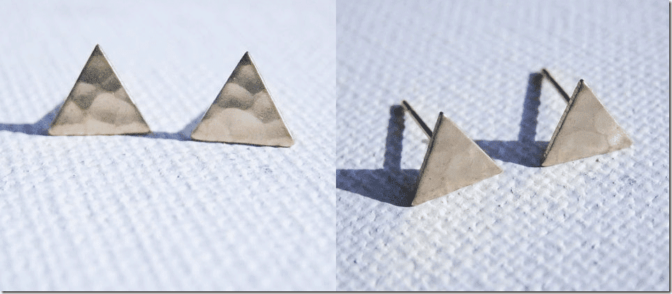 minimalist-brass-gold-triangle-earrings