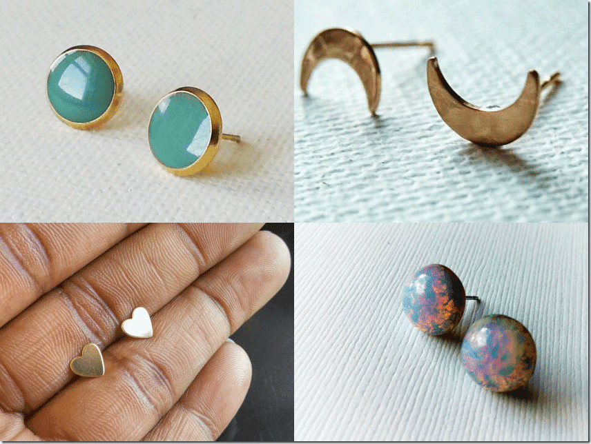 Handmade Stud Earrings Review Jewelry Inspiration