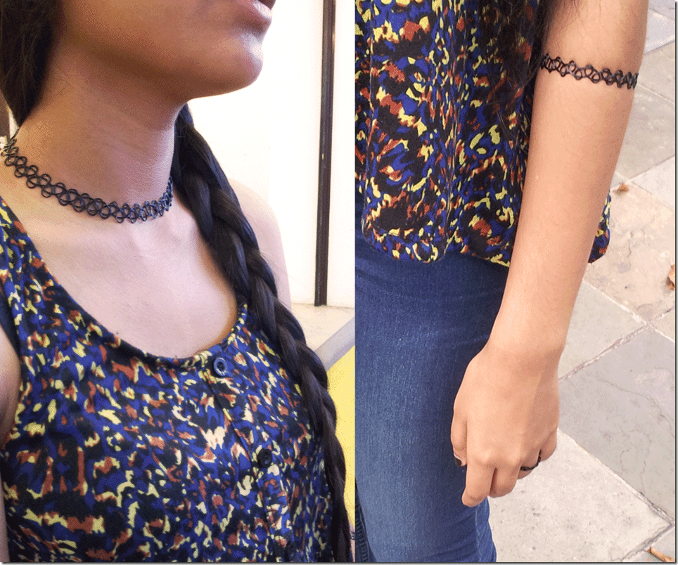 90s-black-tattoo-choker-set