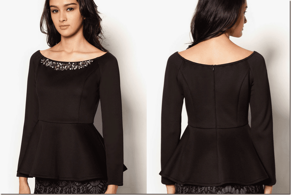 embellished-black-peplum-top