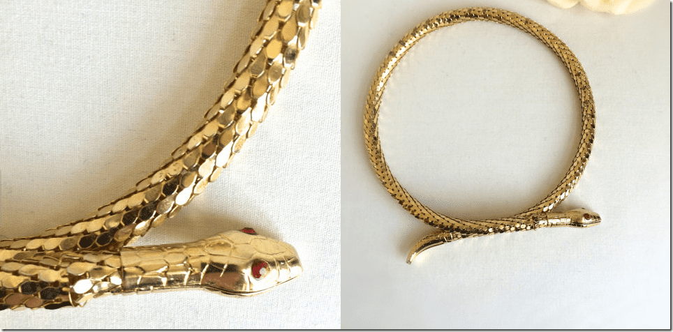 flexible-vintage-gold-snake-choker-necklace