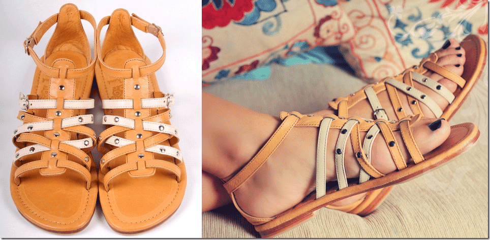 gladiator-style-strap-leather-sandals