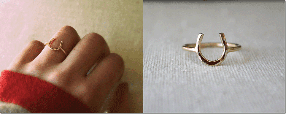 gold-hammered-horseshoe-ring