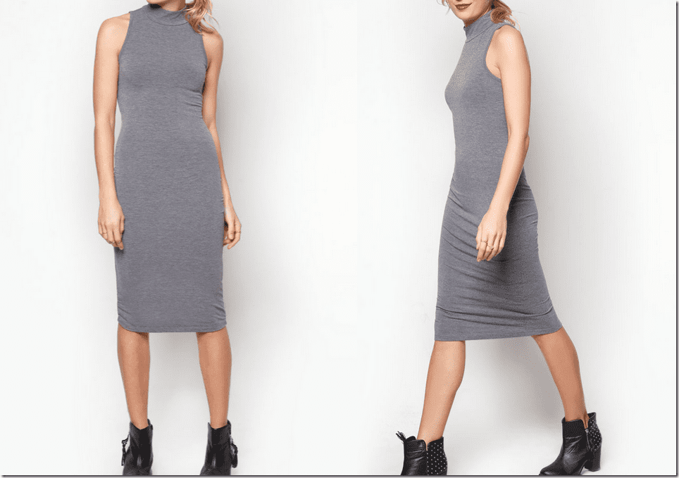 grey-mock-dress-midi-dress