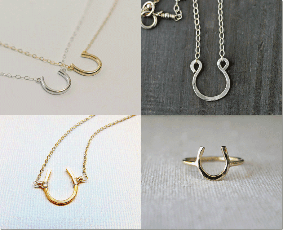 Lucky Horseshoe Jewelry Fashion Inspiration