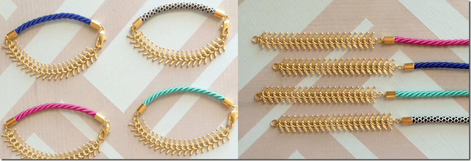 matte-gold-fishbone-chain-colored-cord-bracelet