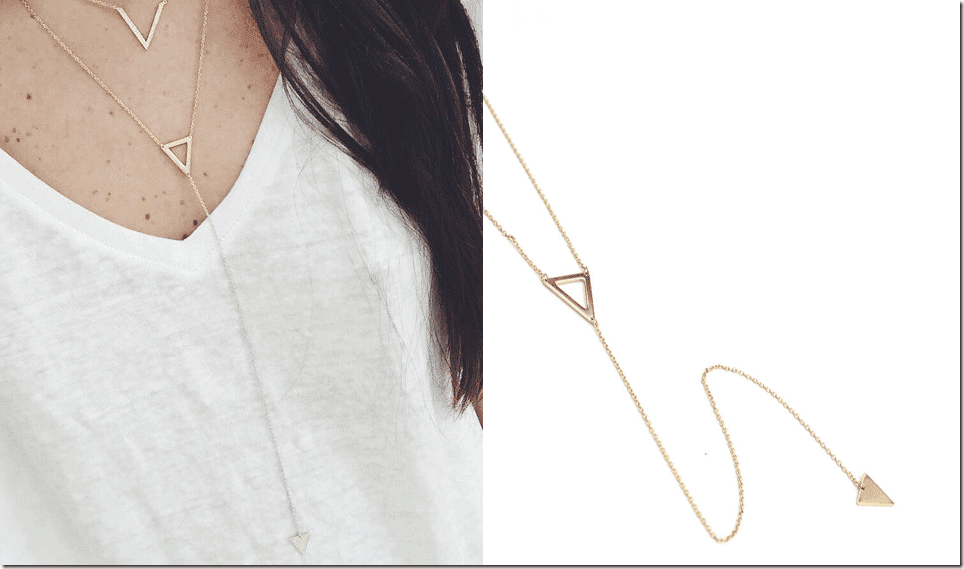 minimalist-gold-triangle-lariat-necklace