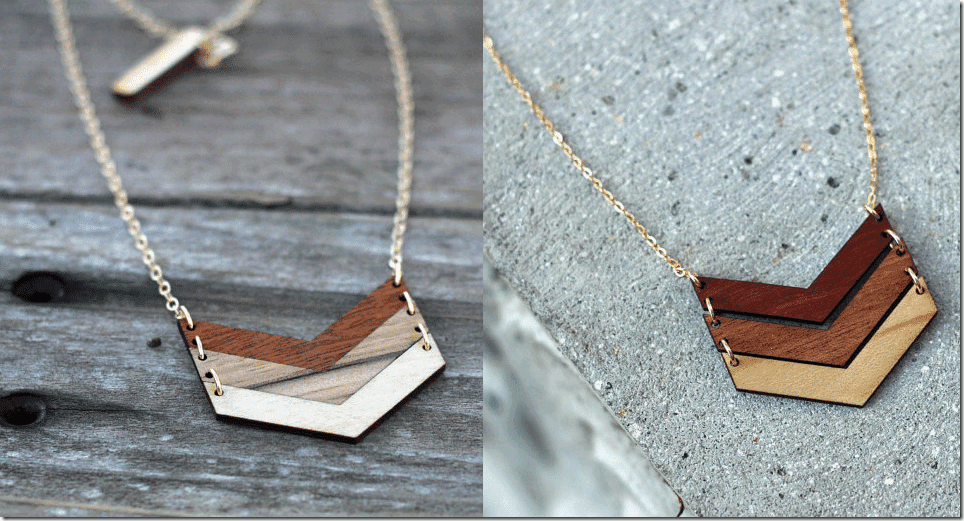 ombre-wood-chevron-necklace