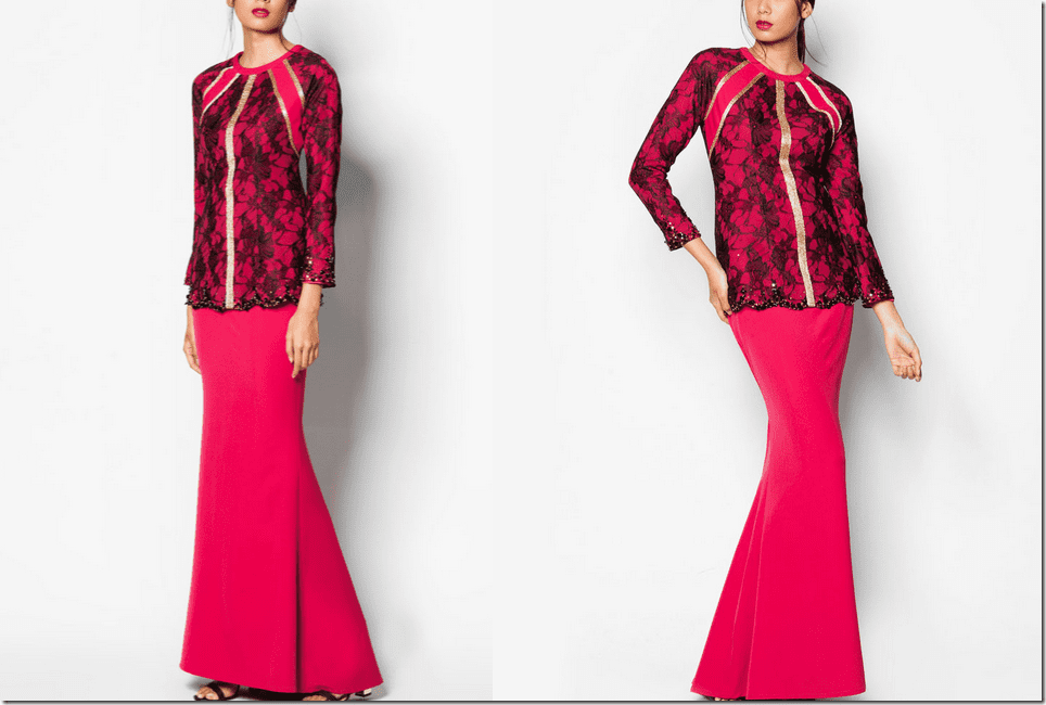 art-deco-fuchsia-pink-lace-baju-kurung