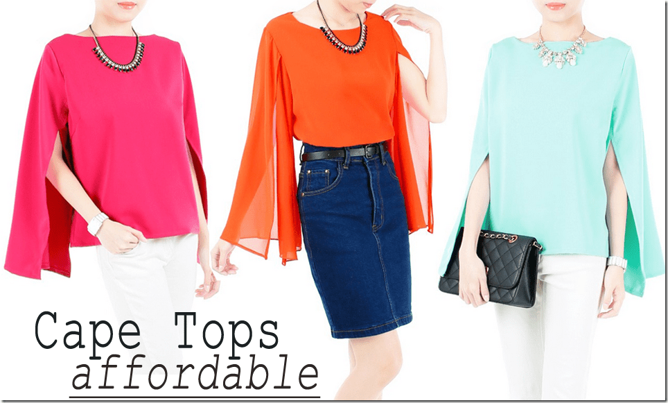 Cape Style Blouses To Wear For Raya 2015 Fashion Inspiration