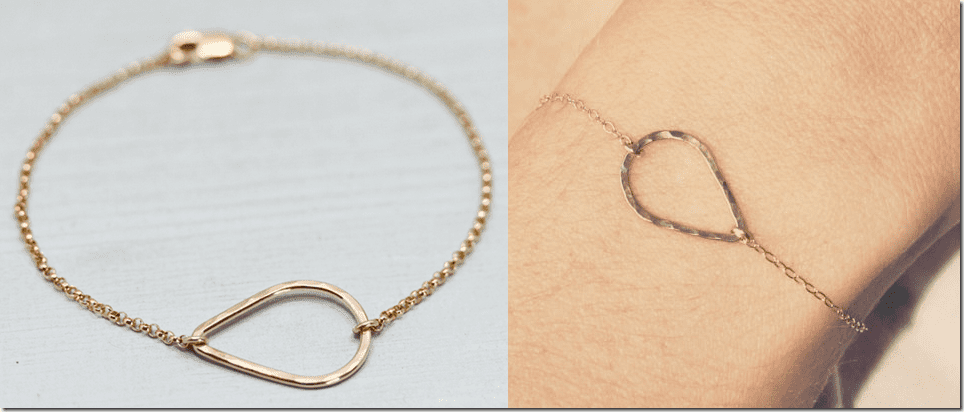 dainty-gold-teardrop-bracelet