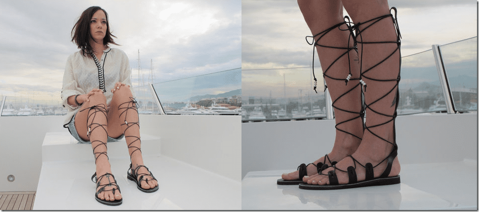 elegant-black-leather-gladiator-sandals