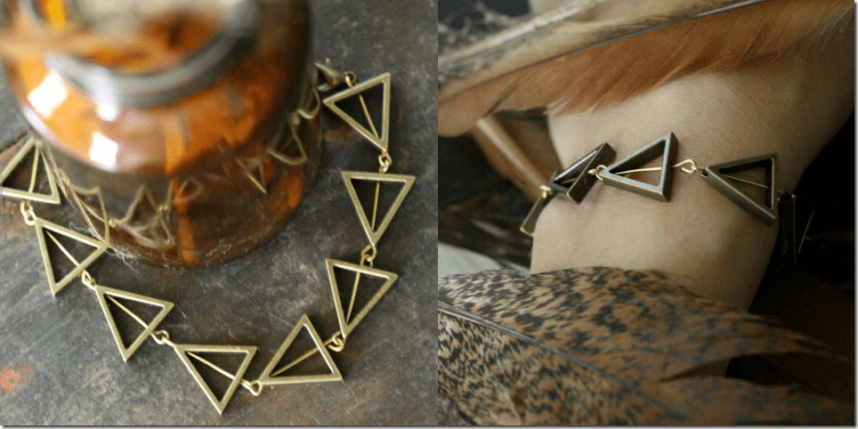 geometric-brass-triangle-bracelet