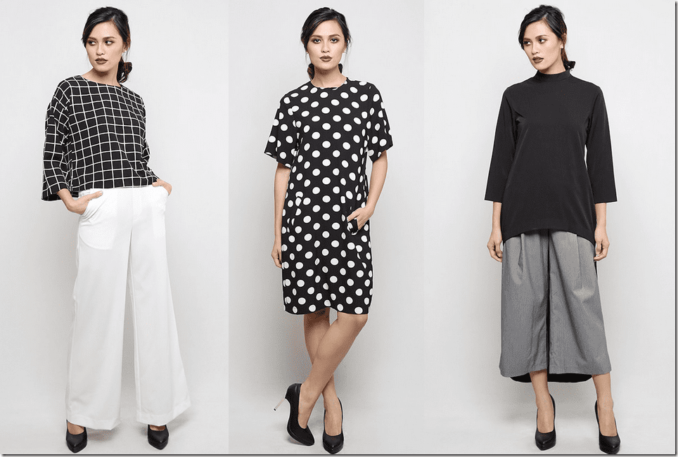 Wear Mastuli Khalid For A COMFY CHIC Monochrome Raya 2015