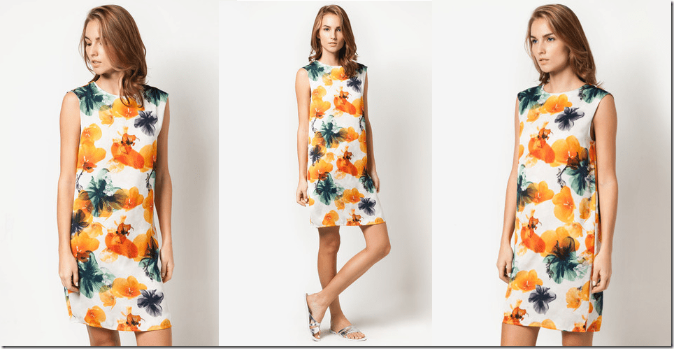 off-white-floral-shift-dress