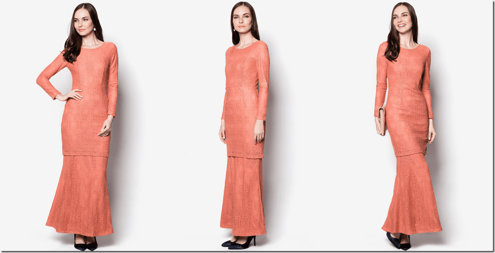 salmon-lace-kurung