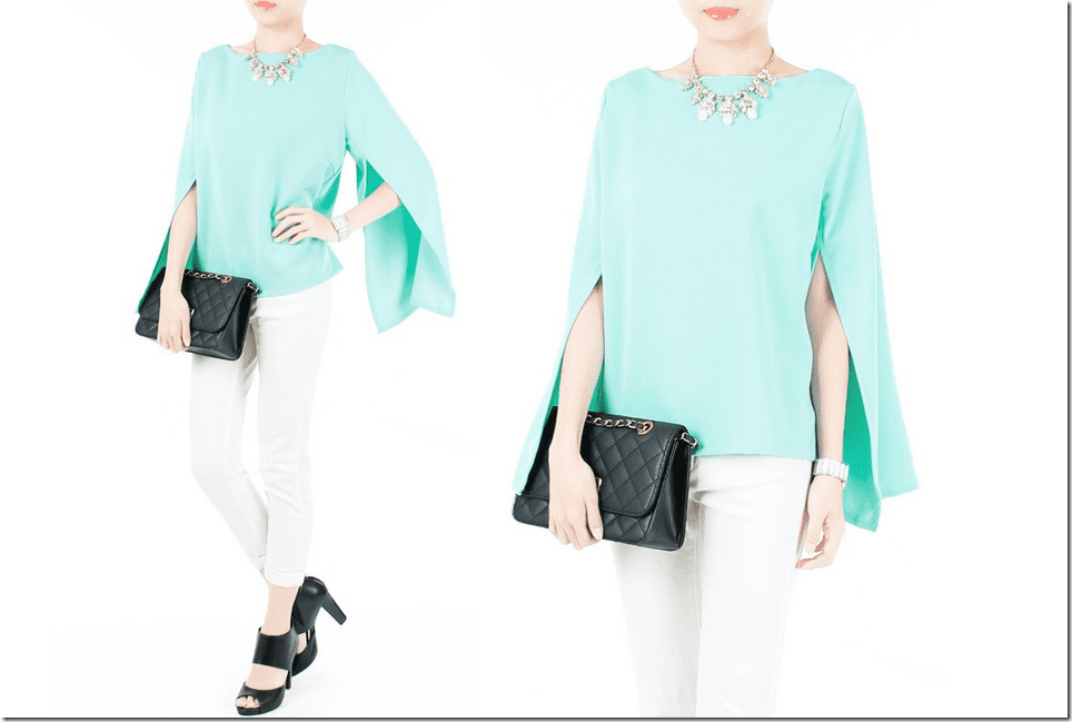 seafoam-green-cape-blouse