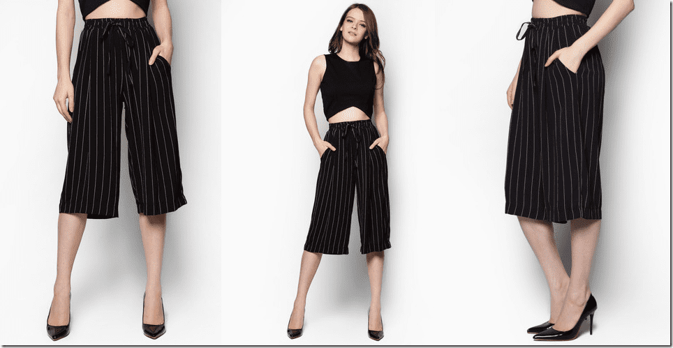 striped-drawstring-culottes