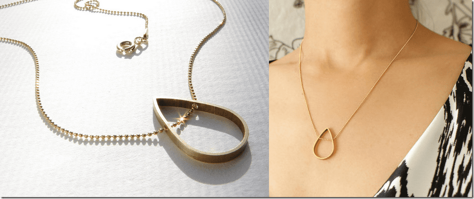 woven-chain-teardrop-pendant-necklace