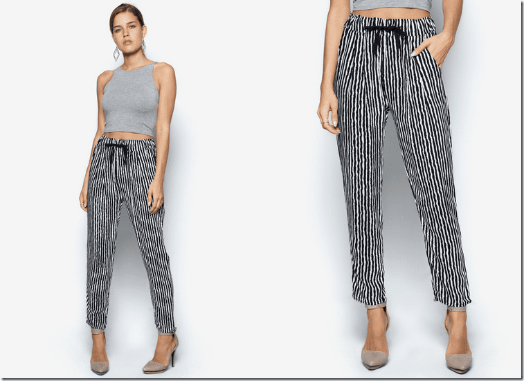 black-white-striped-harem-pants