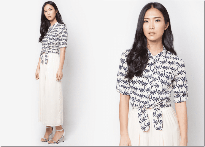 blue-palm-print-tie-waist-crop-shirt