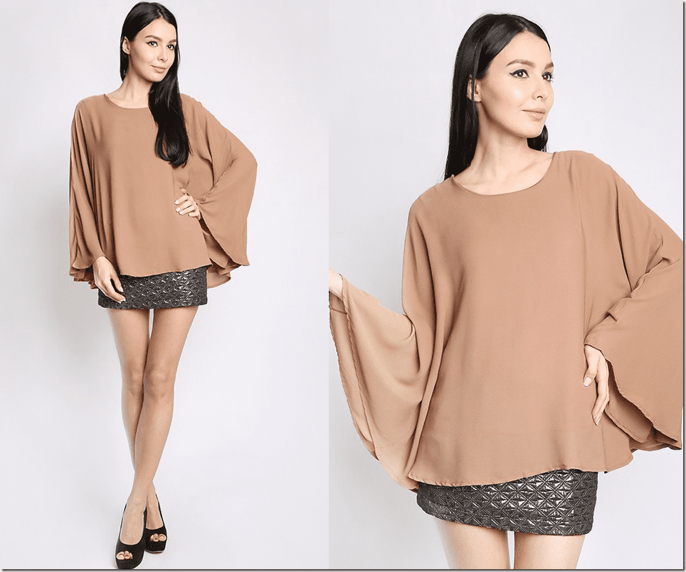 cappuccino-flowy-kaftan-blouse